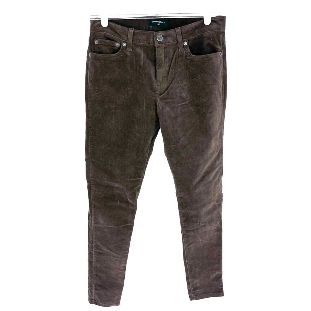 Banana Republic Factory Store Corduroy Skinny‎ Ankle Pants Brown Size 27